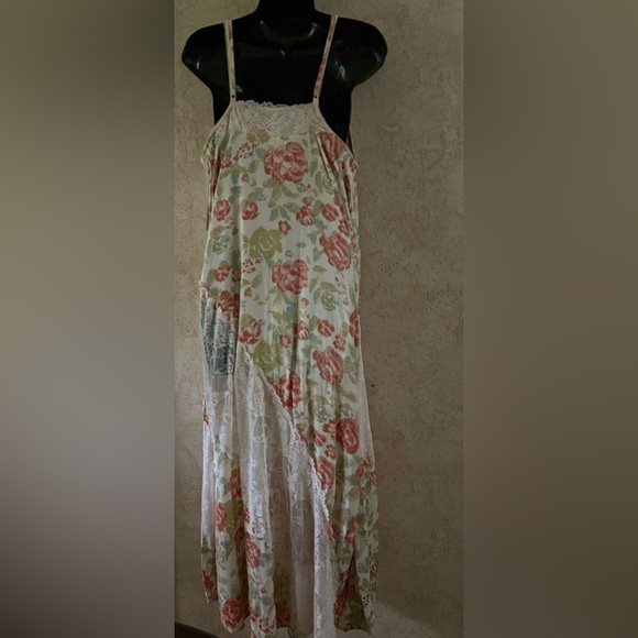 Free People Intimately First Date Printed Maxi Slip - Picture 4 of 8